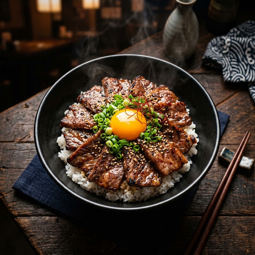 Obihiro Nikudon beef bowl